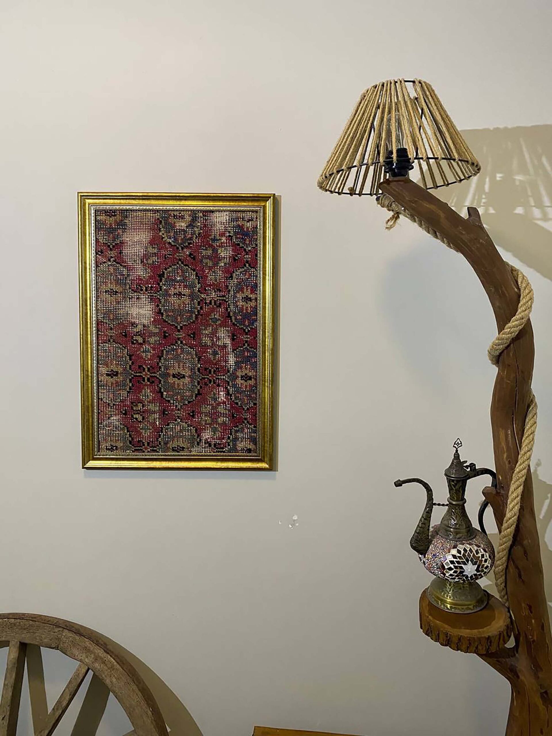 Tarihî Dokunuş Yün Sanat Panosu 50x70cm T060 - Görsel 8