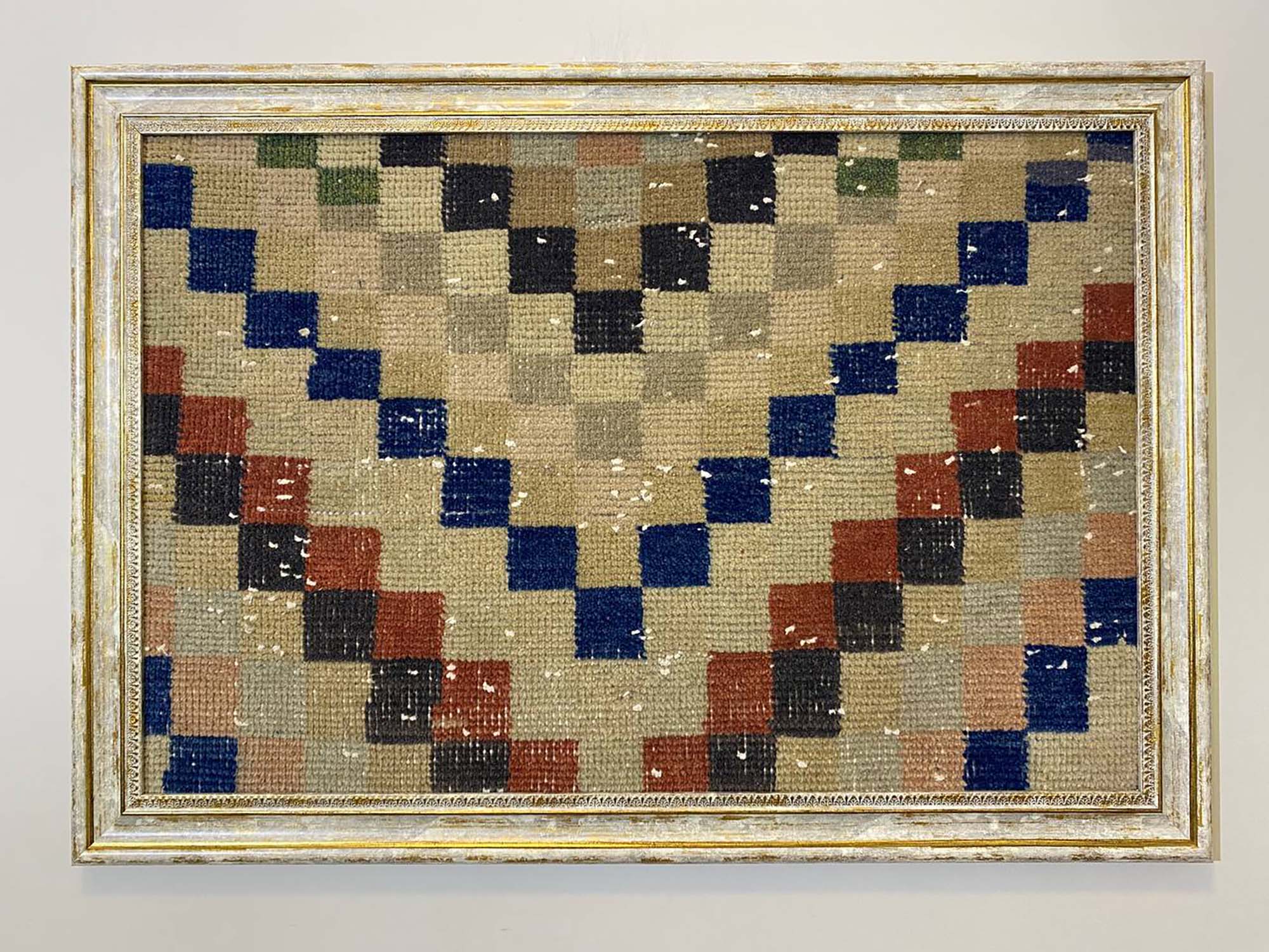 Nature's Legacy: A Work of Art Made of Wool — detail view 5, vintage vintage rug