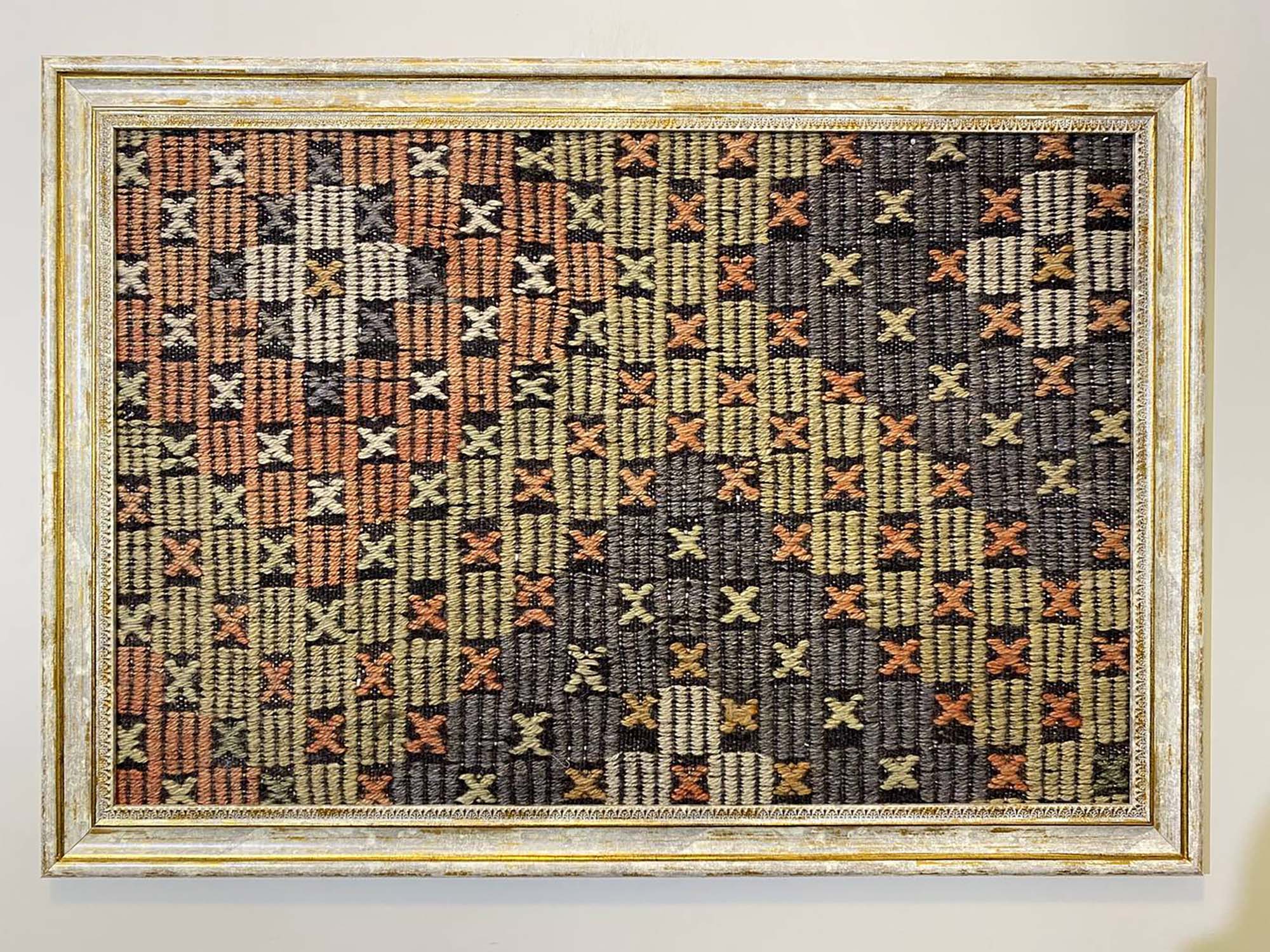 "Soft Traces of Time" Painting — detail view 5, vintage vintage rug