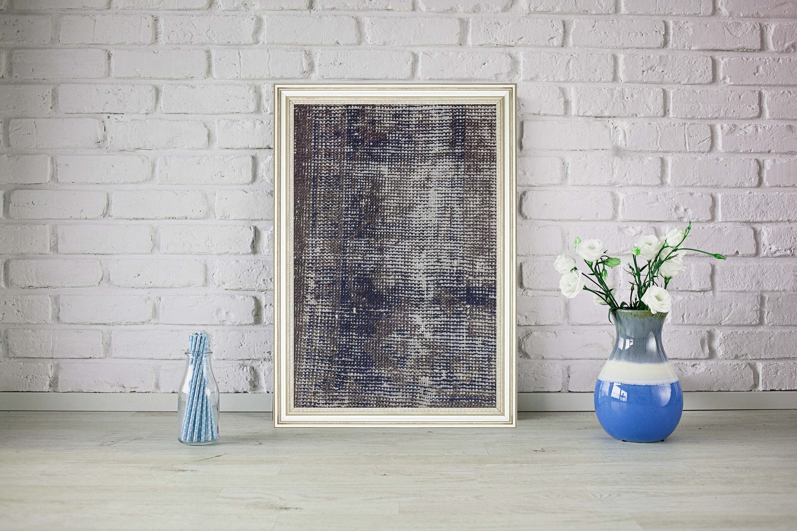 Eski Zamanların İzleri Yün Tablosu 50x70cm T079