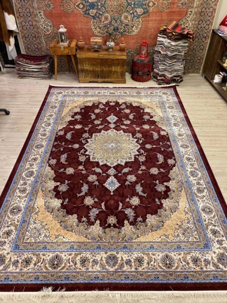 Modern Sumer Rug, Machine rug, cotton wool/weave, size 240 × 340 cm, from Hereke, SKU SM05