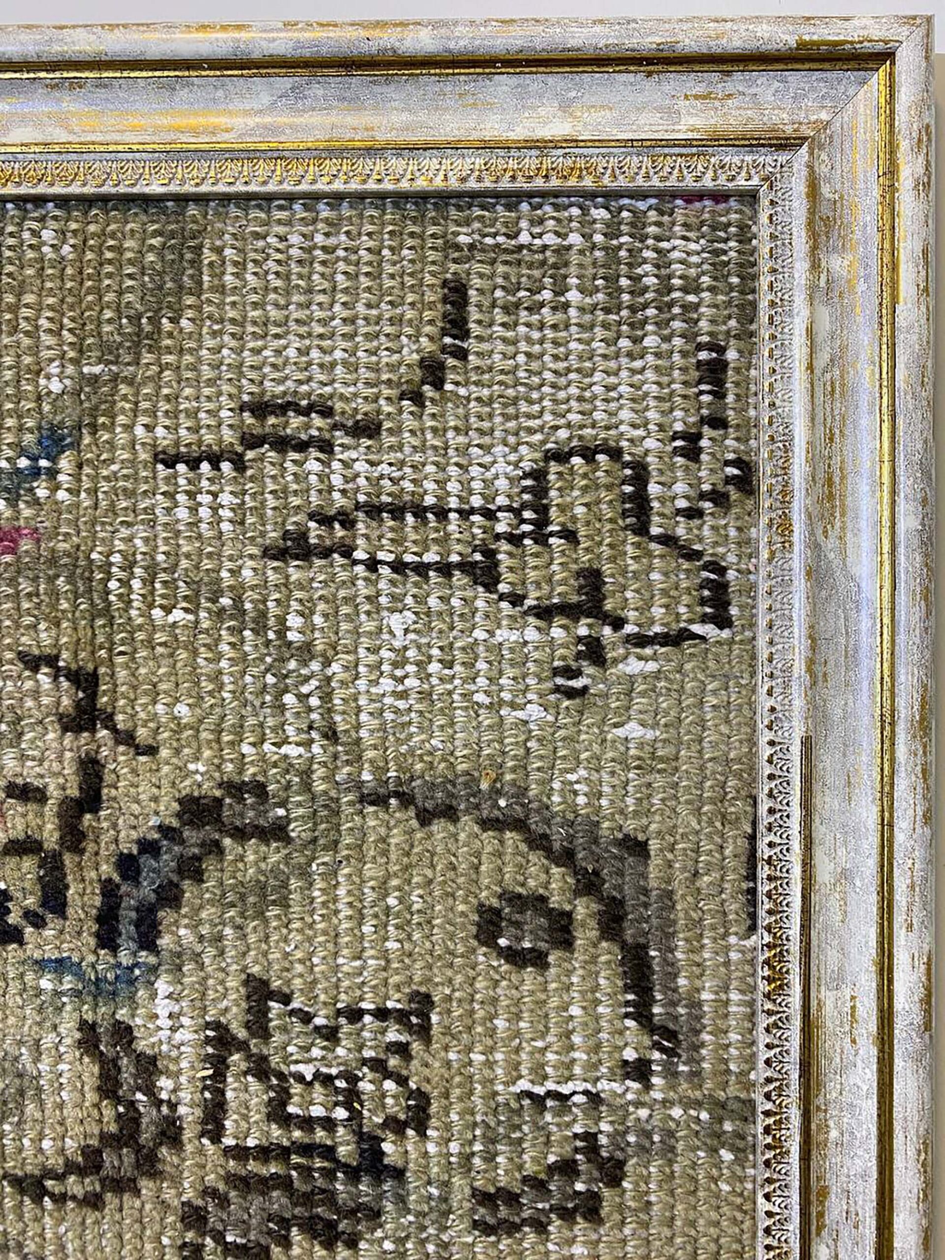 Traces of the Past Wool Tapestry — detail view 4, vintage vintage rug