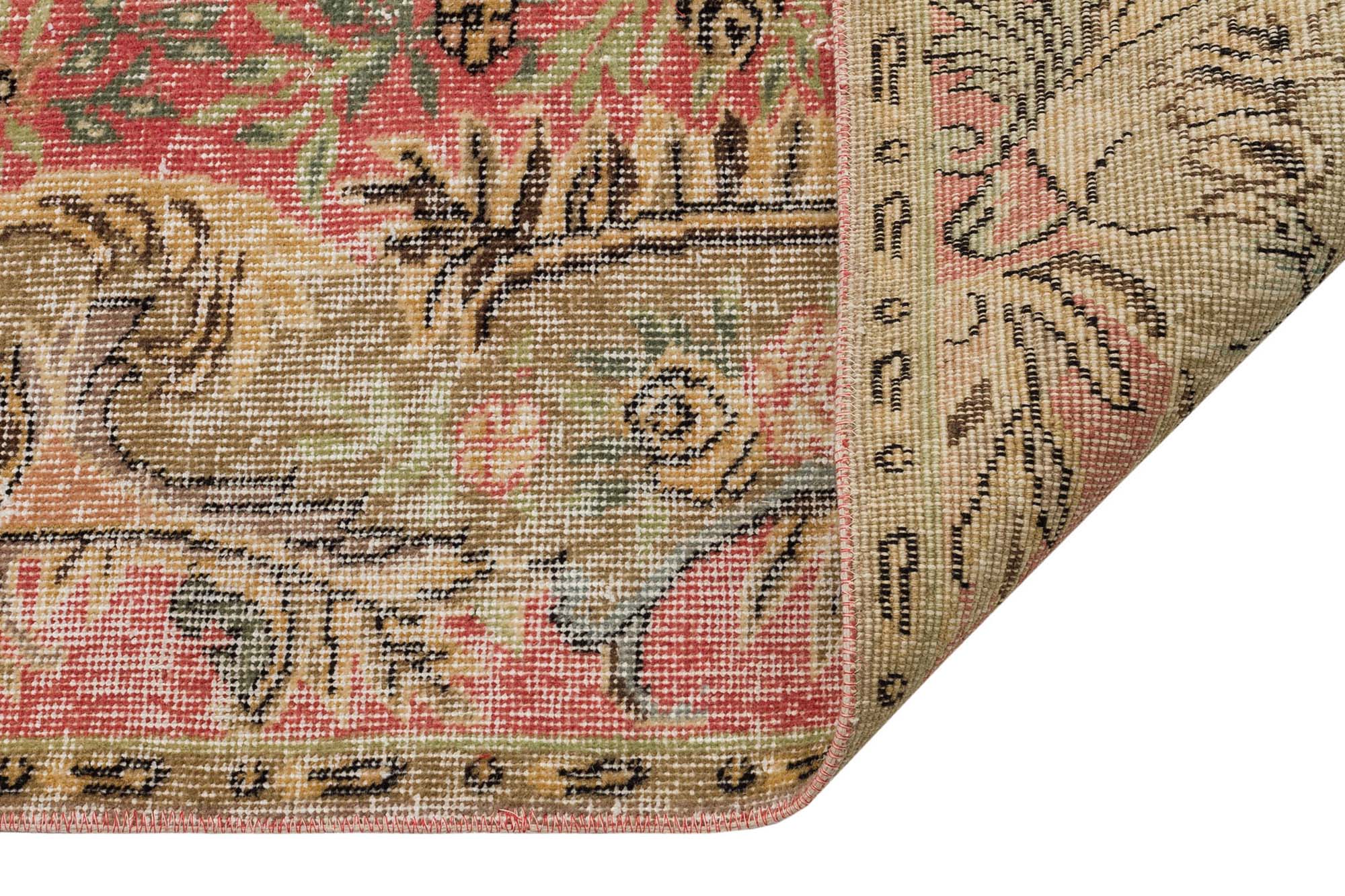 Handmade Rug with Anatolian Patterns — detail view 3, handmade vintage rug