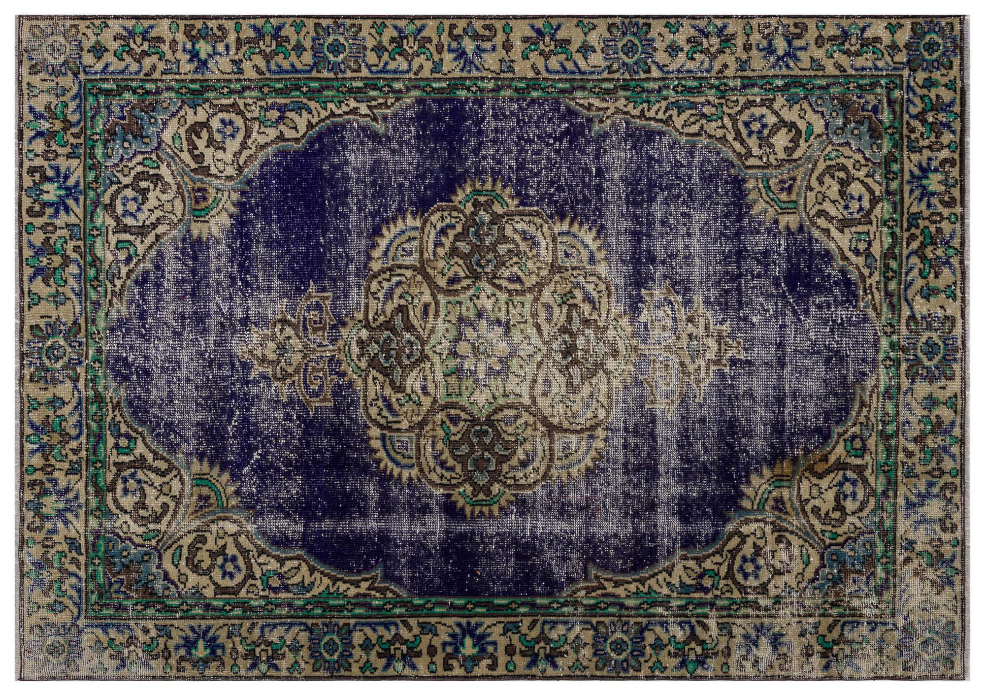 Handmade Rug with Unique Anatolian Patterns — detail view 2, handmade vintage rug