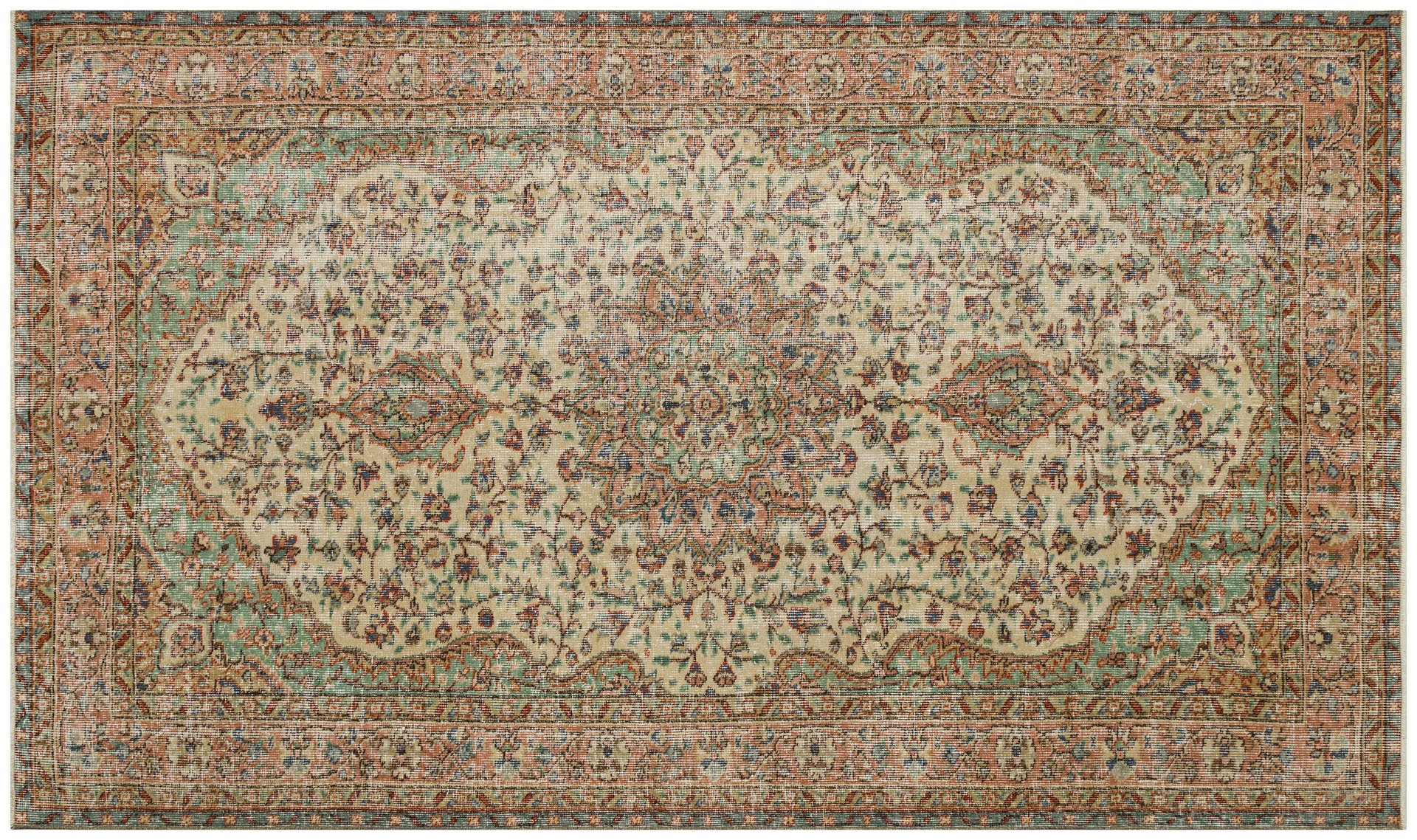 Anatolian Traditional Handmade Rug — detail view 2, handmade vintage rug