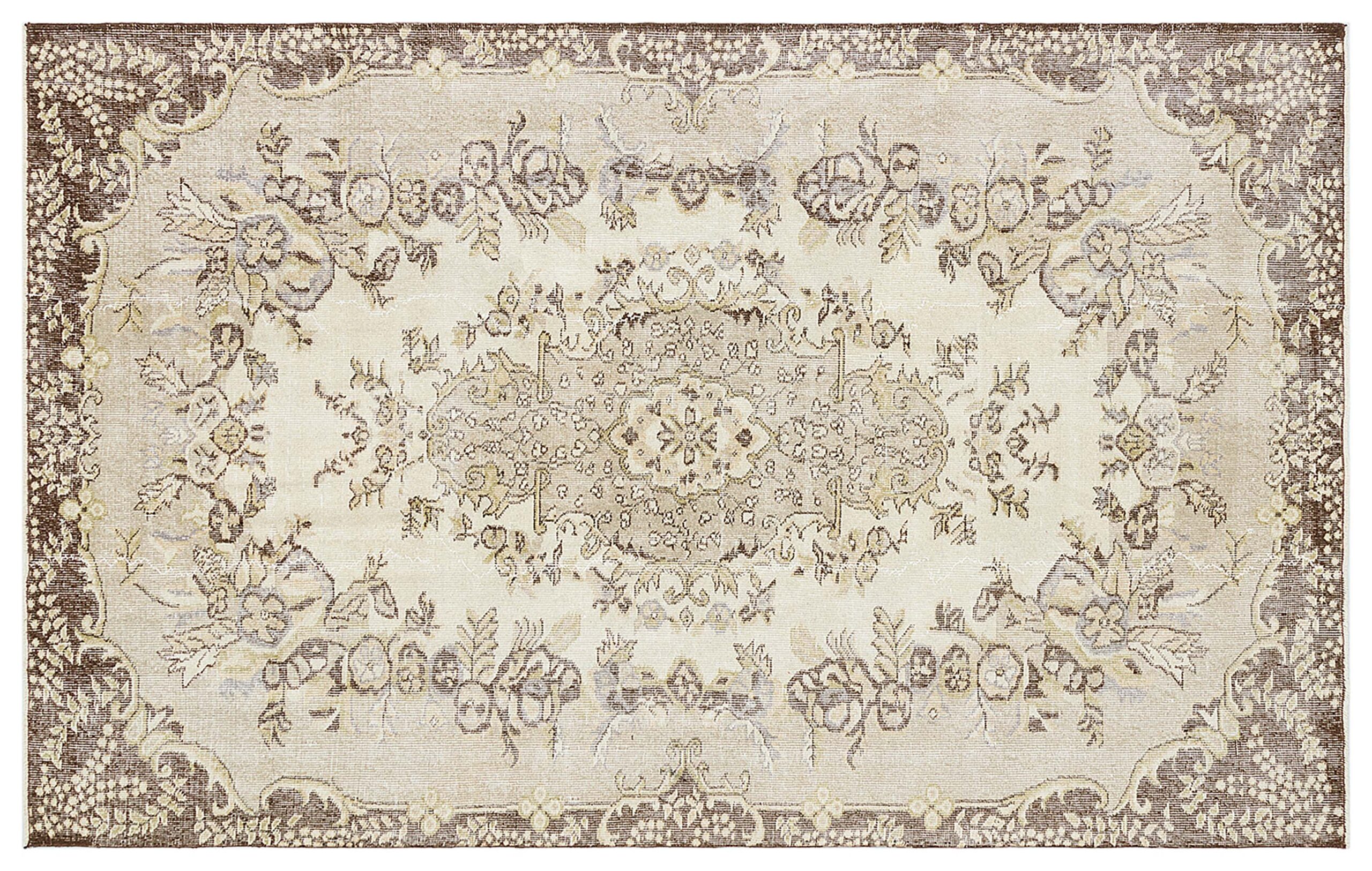 Turkish Handwoven Rug in the Demirci Style — detail view 2, handmade vintage rug