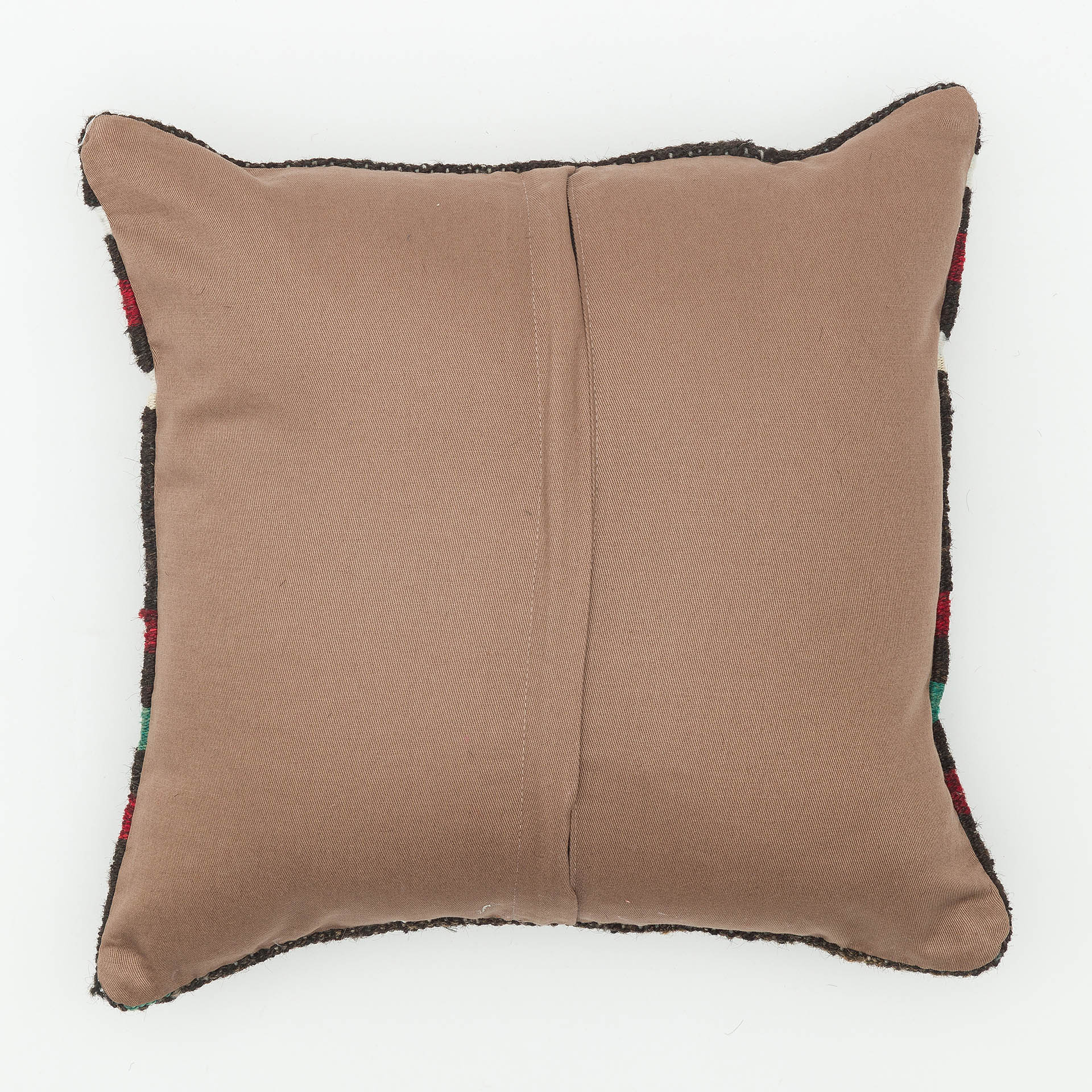 Hand-Woven Pillow Cover — detail view 2, kilim vintage rug