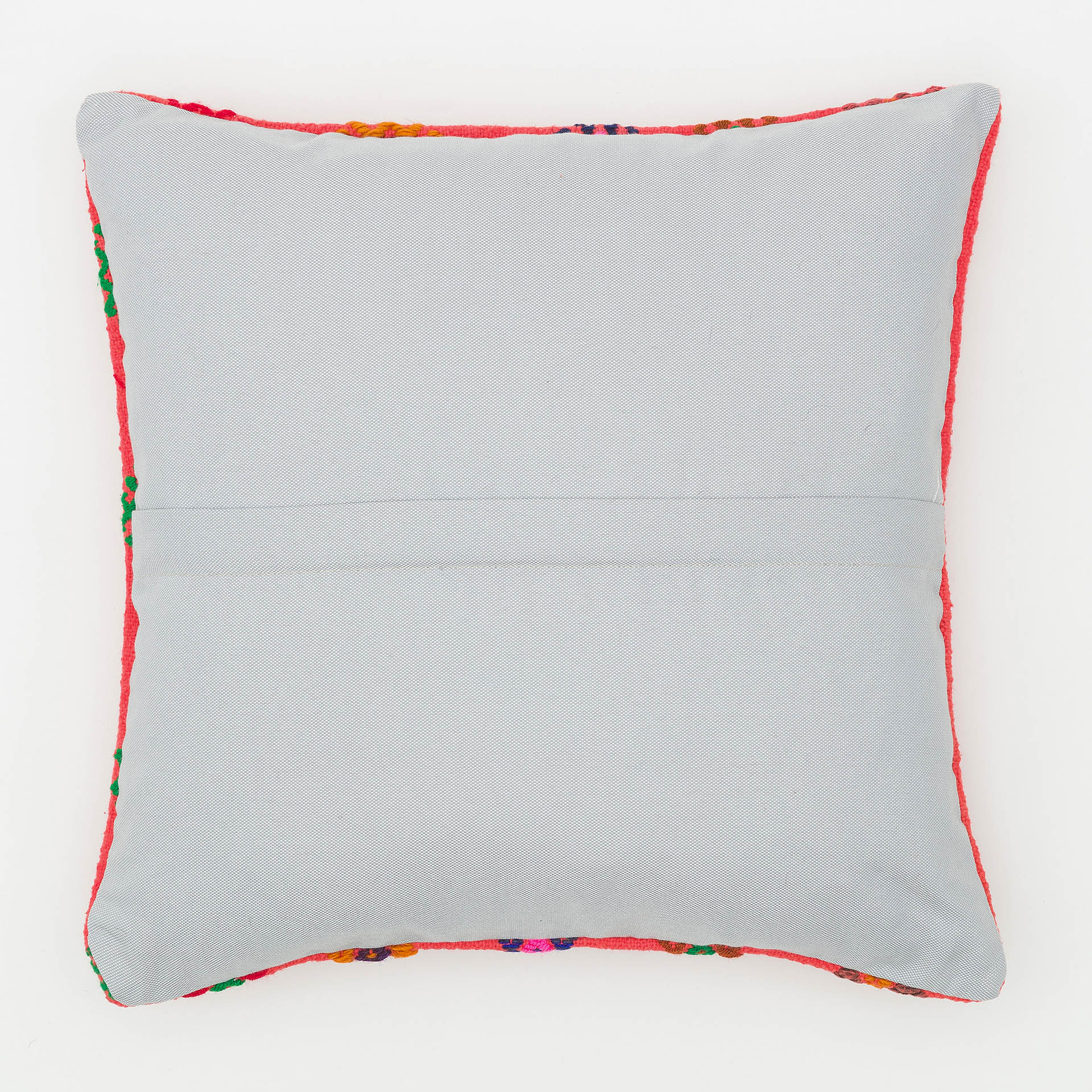 Hand-Woven Pillowcase — detail view 2, kilim vintage rug