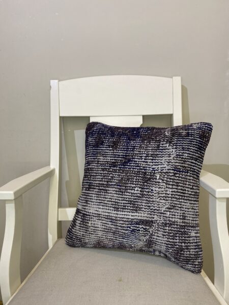 Hand-Woven Pillowcase, vintage rug, Kilim, hand-knotted wool & cotton, size 45 × 45 cm, from Yahyalı