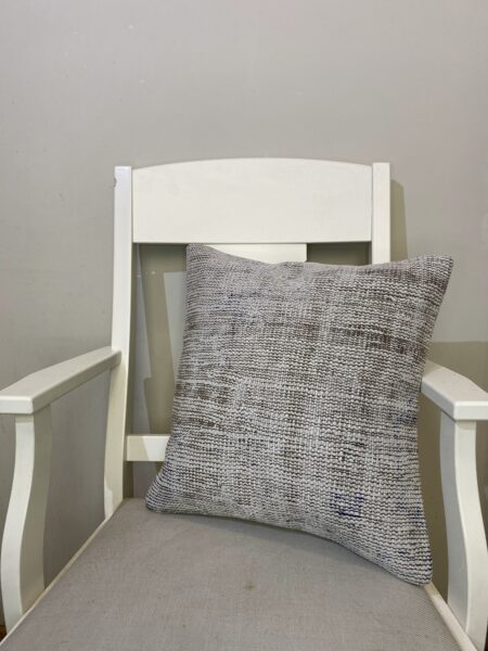 Handwoven Pillowcase, vintage rug, Kilim, hand-knotted wool, size 45 × 45 cm, from Yahyalı
