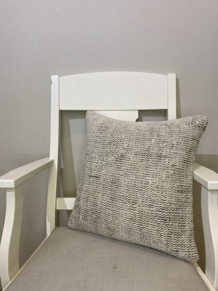 Hand-Woven Pillowcase, vintage rug, Kilim, hand-knotted wool & silk, size 45 × 45 cm, from Bursa