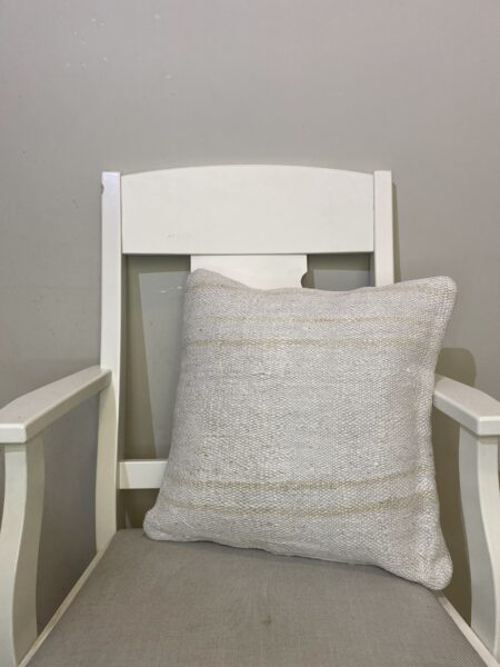 Hand-Woven Pillowcase, vintage rug, Kilim, hand-knotted wool, size 45 × 45 cm, from Cappadocia