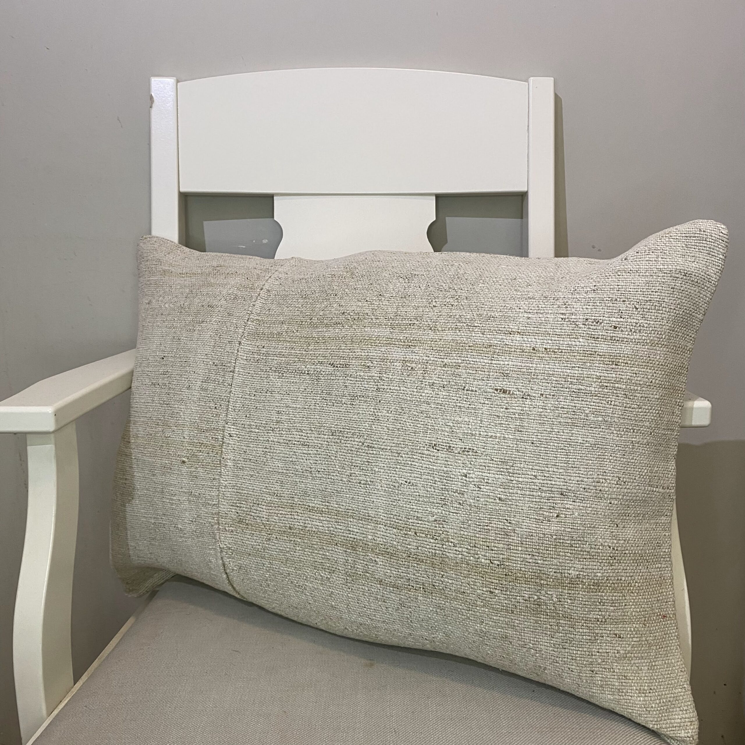Hand-Woven Pillowcase, vintage rug, Kilim, hand-knotted wool, size 40 × 60 cm, from Isparta
