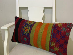 El Dokuma Patchwork Yastık Kılıfı 30x60 cm Kod : 567