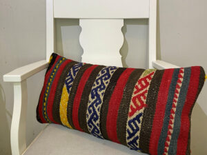 El Dokuma Patchwork Yastık Kılıfı 30x60 cm Kod : 606