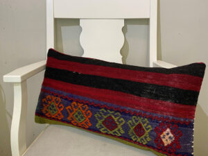 El Dokuma Patchwork Yastık Kılıfı 30x60 cm Kod : 611