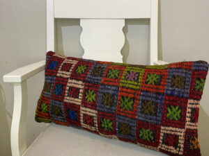 El Dokuma Patchwork Yastık Kılıfı 30x60 cm Kod : 613