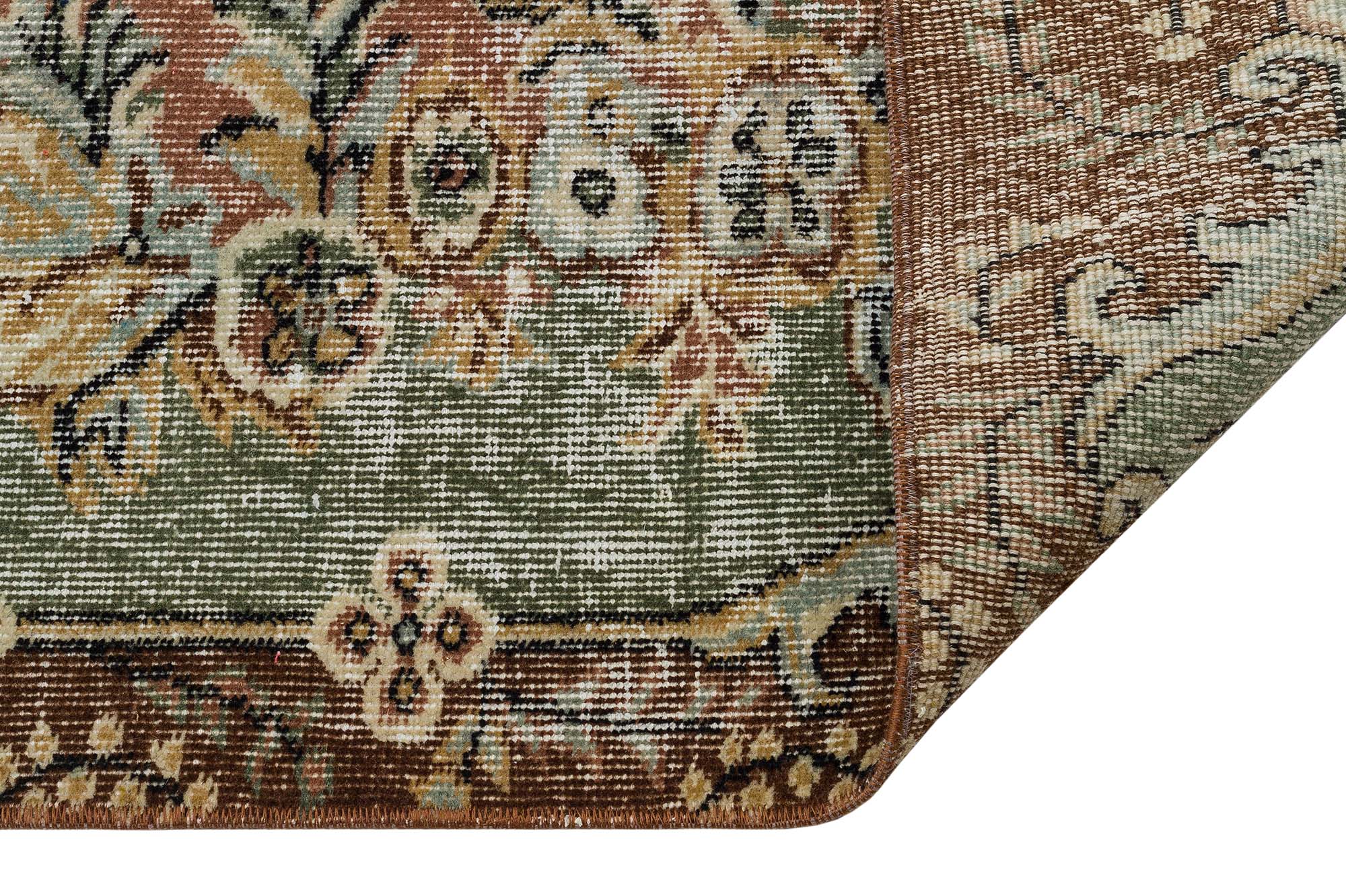 Handwoven Vintage Distressed Rug — detail view 4, handmade vintage rug