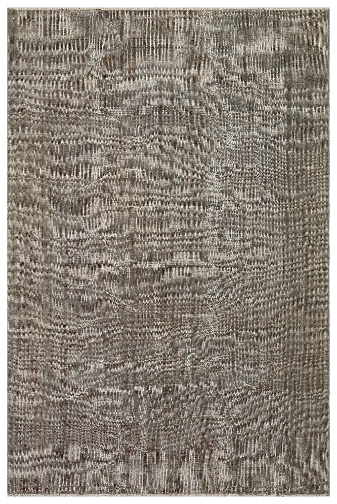 Handwoven Vintage Distressed Rug — detail view 5, handmade vintage rug