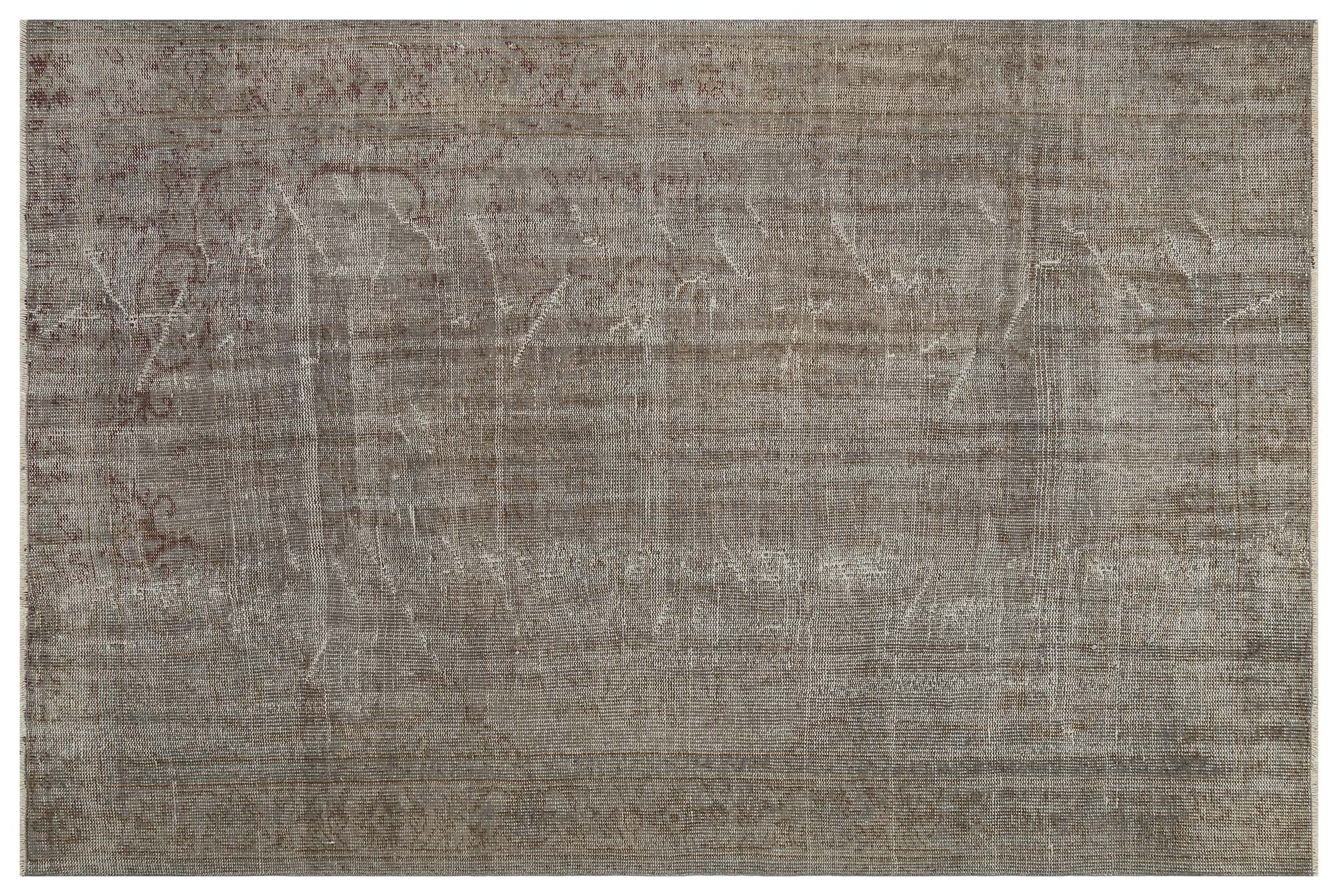 Handwoven Vintage Distressed Rug — detail view 4, handmade vintage rug