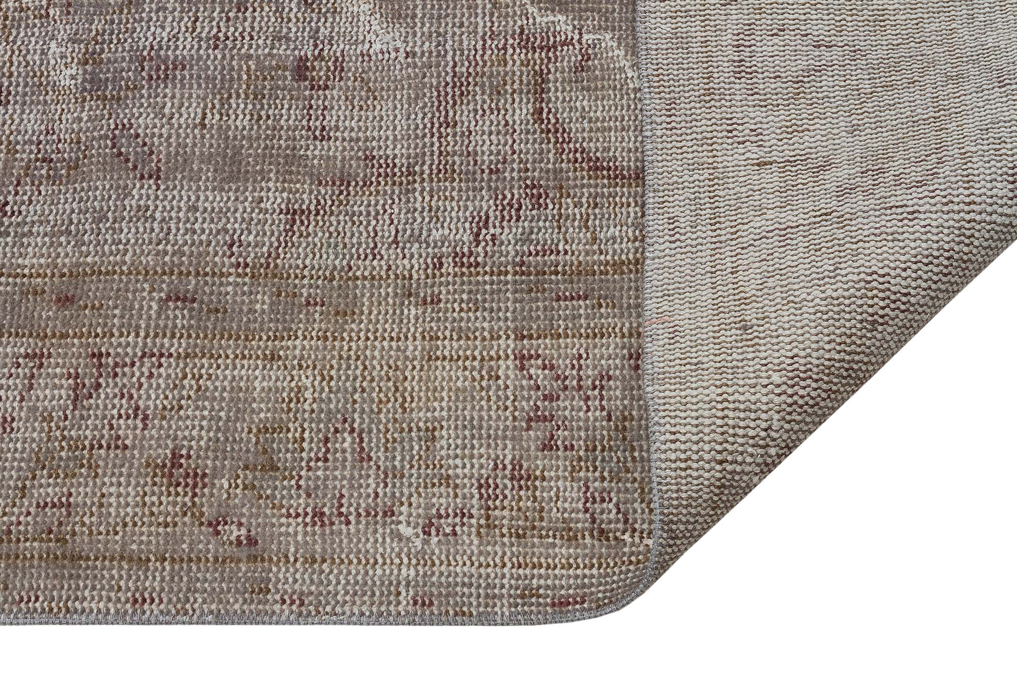 Handwoven Vintage Distressed Rug — detail view 2, handmade vintage rug