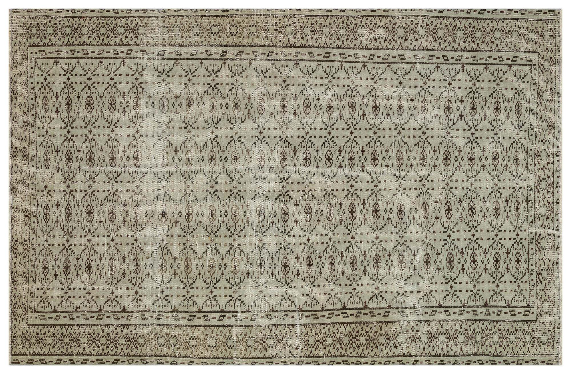 Handwoven Vintage Distressed Rug — detail view 3, handmade vintage rug