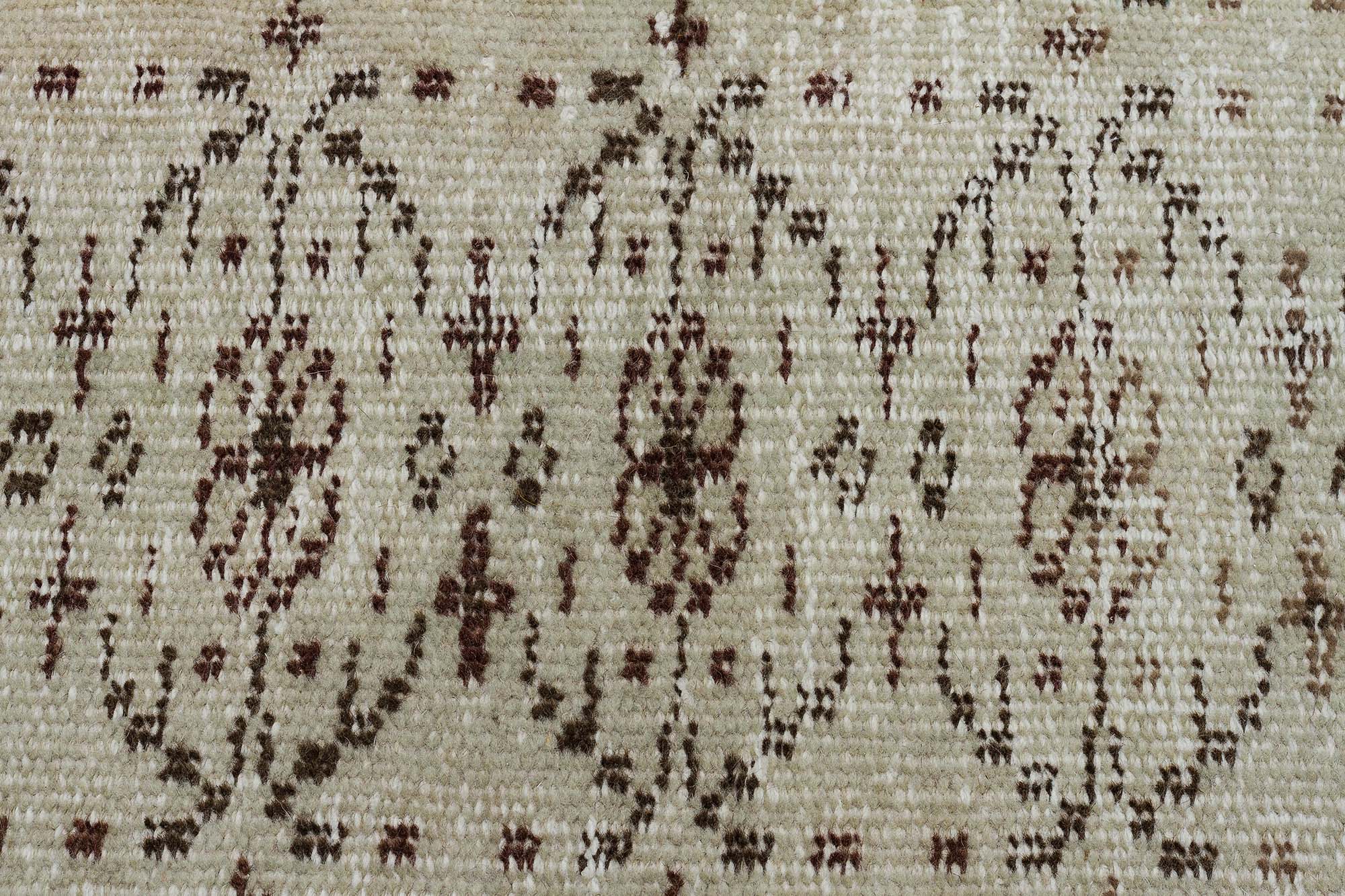 Handwoven Vintage Distressed Rug — detail view 5, handmade vintage rug