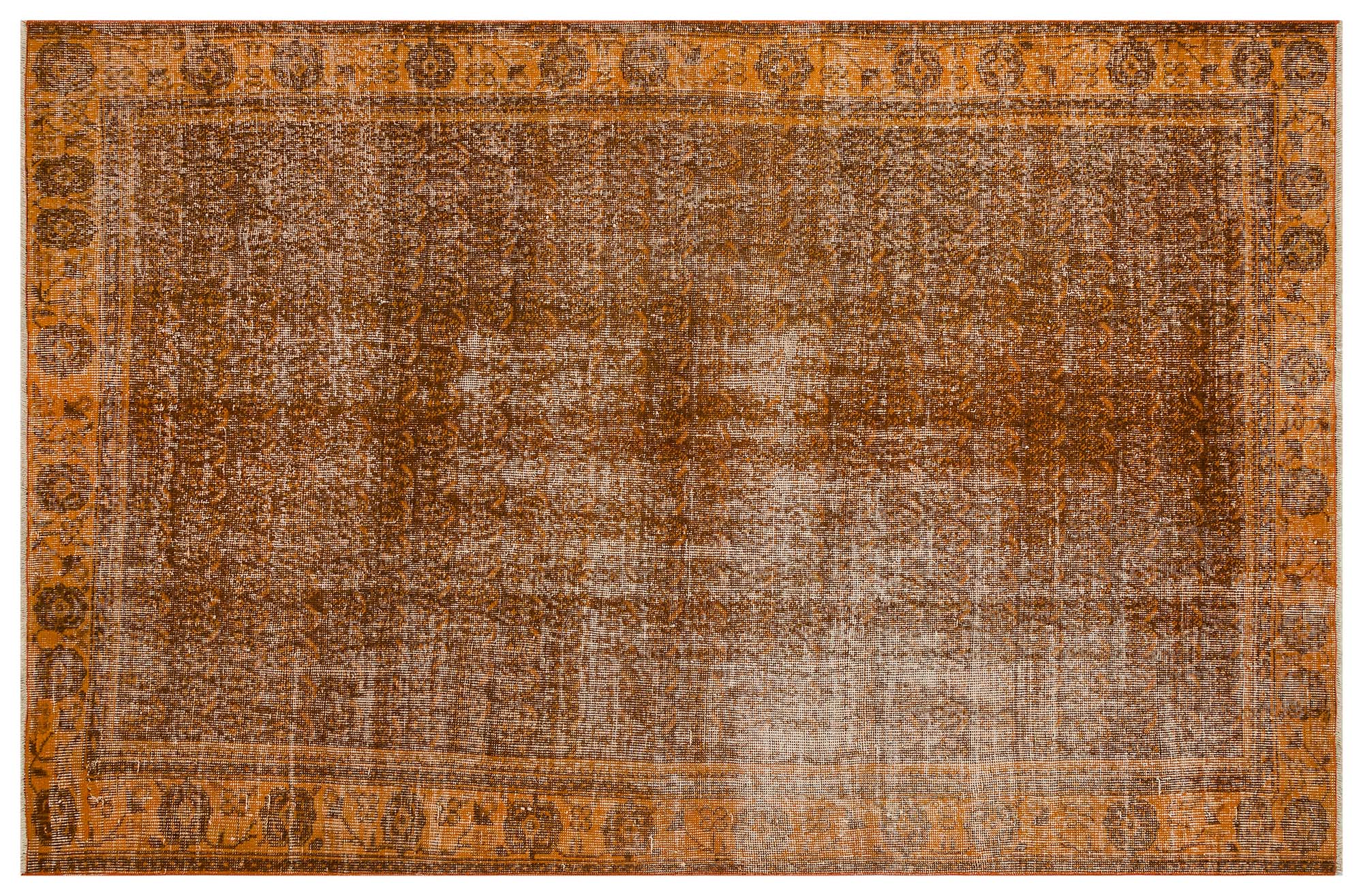 Unique Vintage Distressed Rug — detail view 3, handmade vintage rug
