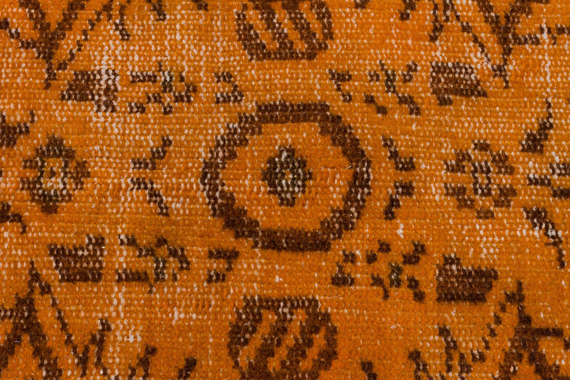 Handmade Vintage Distressed Rug — detail view 5, handmade vintage rug
