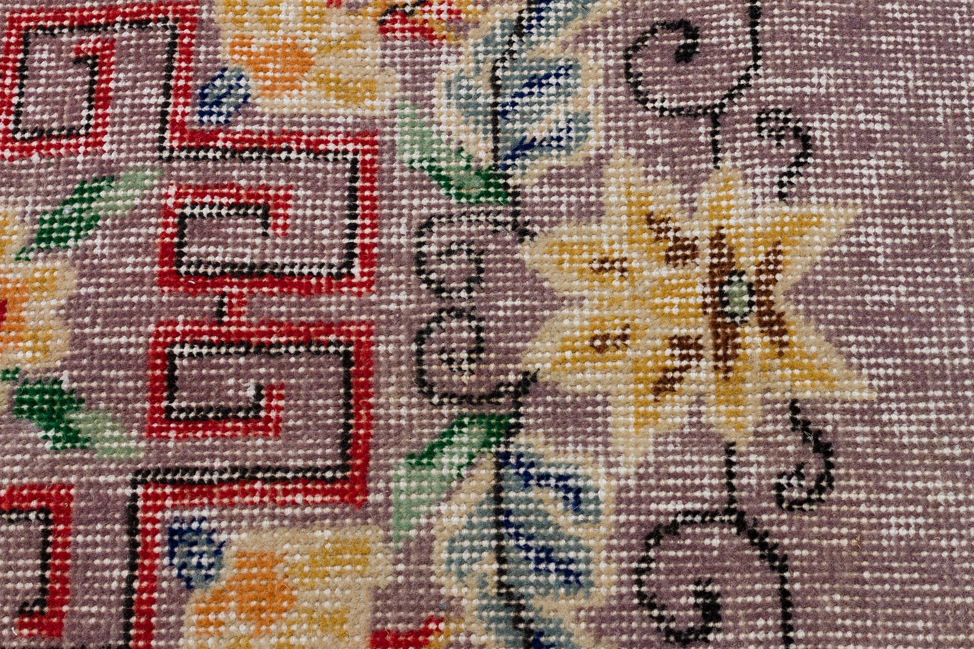 Handmade Vintage Distressed Rug — detail view 5, handmade vintage rug