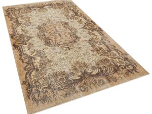 El Dokuma Vintage Eskitme Halı 158x255 cm 10388