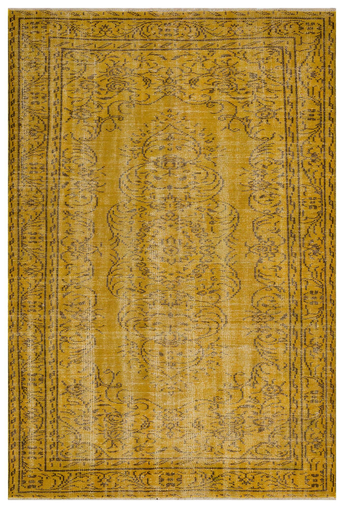 Benzersiz Vintage Eskitme Halı 155x230 cm 10391 - Görsel 2
