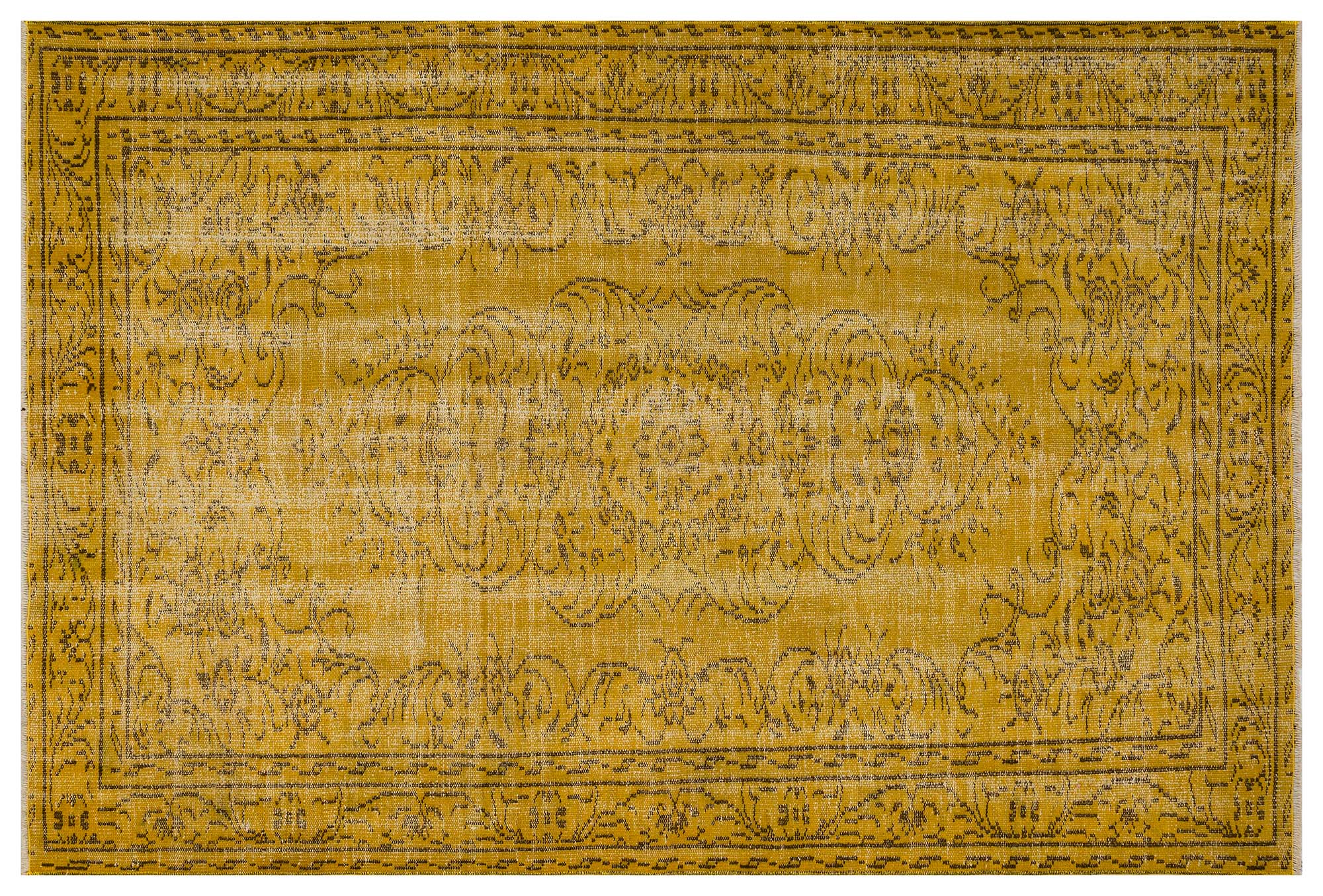 Benzersiz Vintage Eskitme Halı 155x230 cm 10391 - Görsel 3