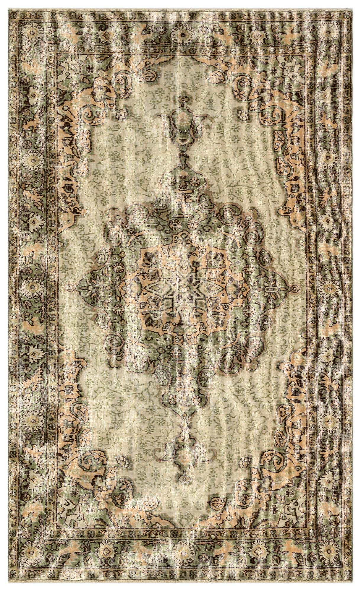 Traces of the Past Vintage Rug — detail view 2, handmade vintage rug