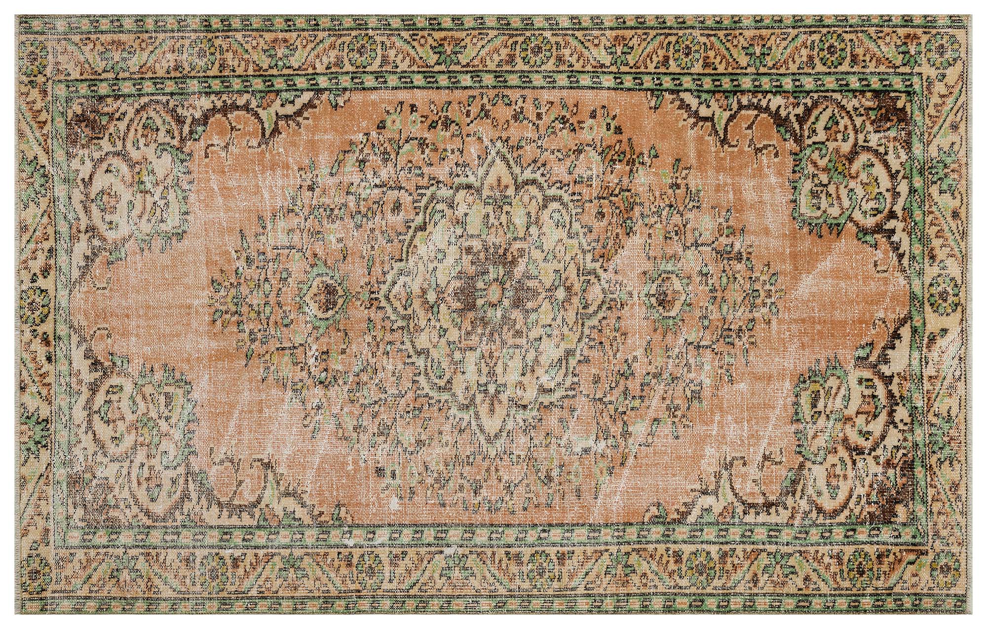 Vintage Distressed Rug — detail view 3, handmade vintage rug