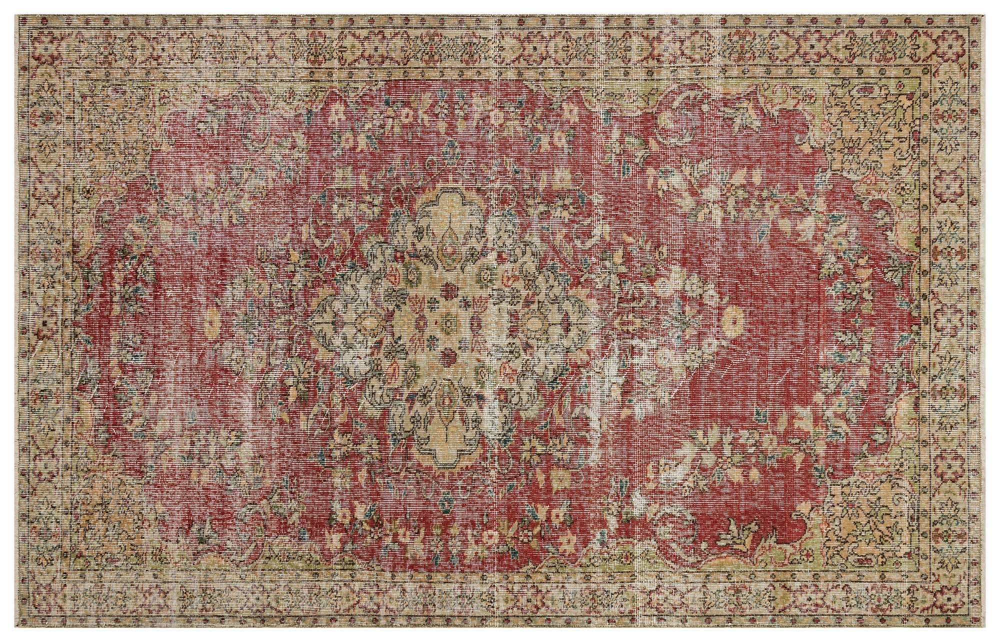 Eskitme Vintage Halı 165x256 cm 10418 - Görsel 7