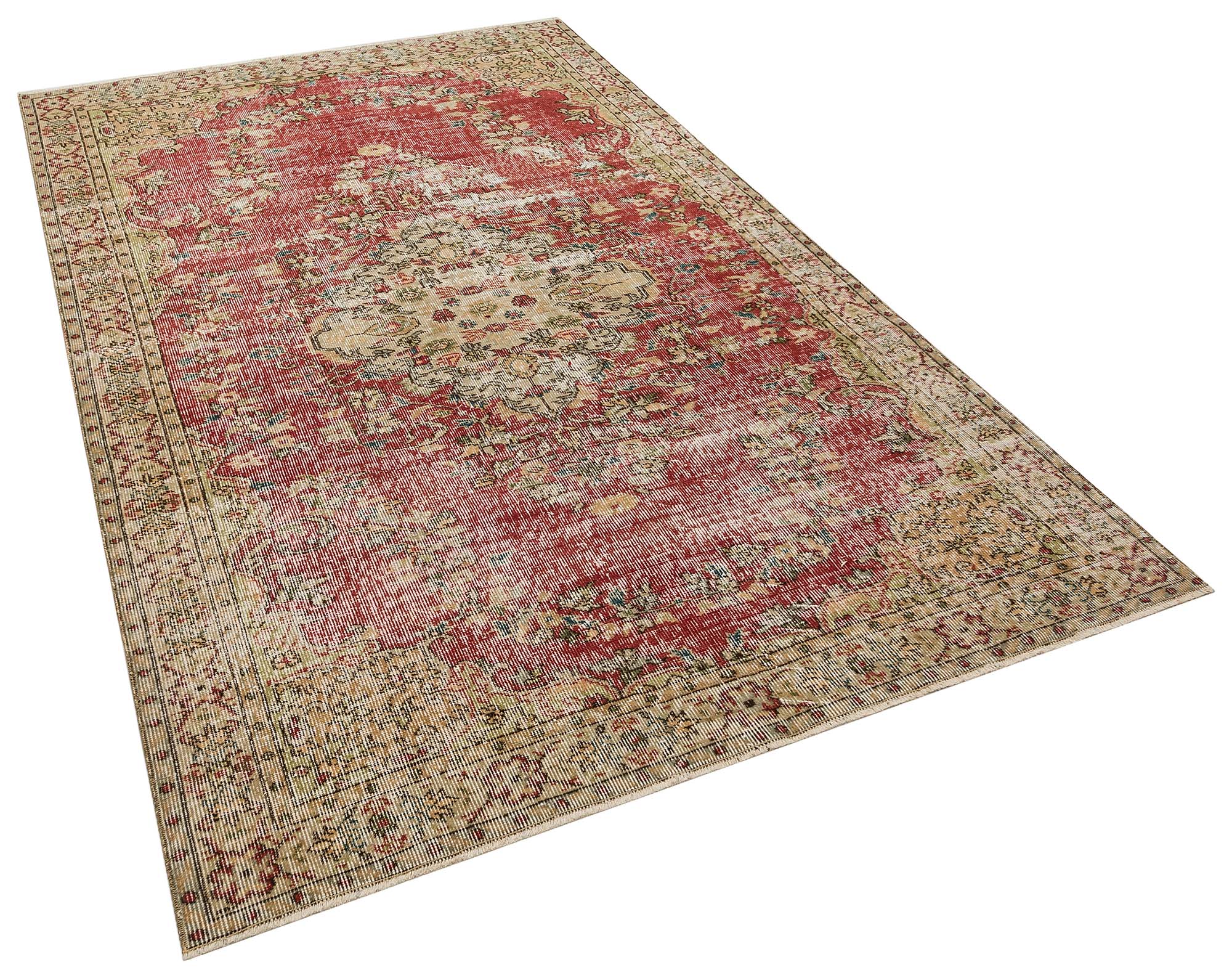 Eskitme Vintage Halı 165x256 cm 10418 - Görsel 10
