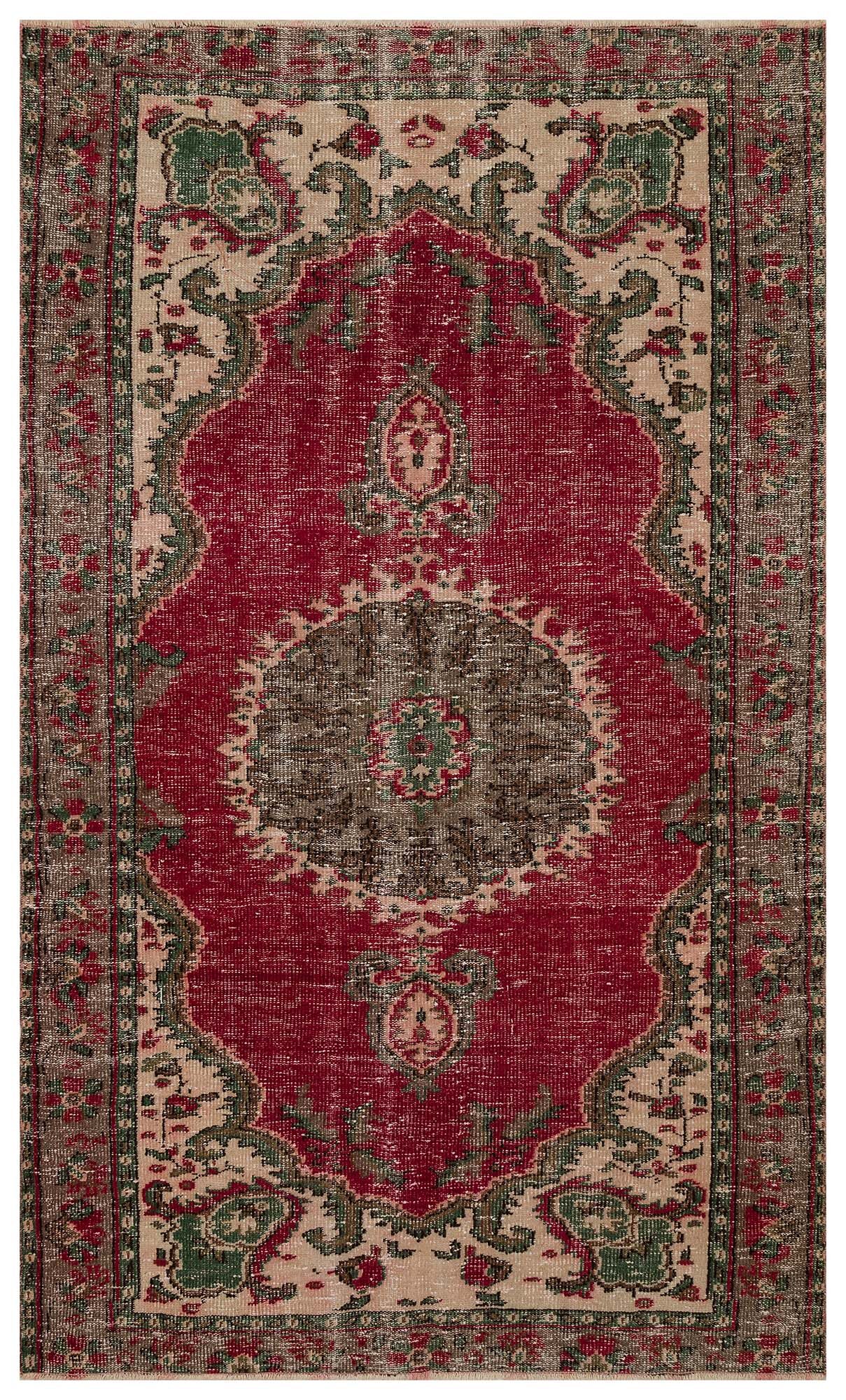 Hand-Woven Vintage Rug — detail view 2, handmade vintage rug