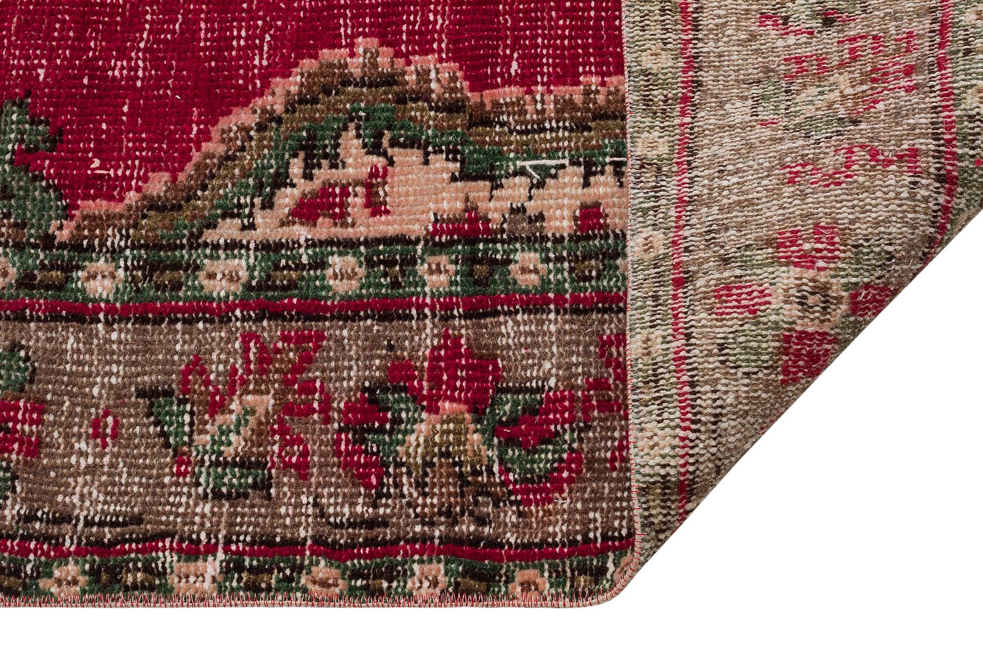 Hand-Woven Vintage Rug — detail view 4, handmade vintage rug