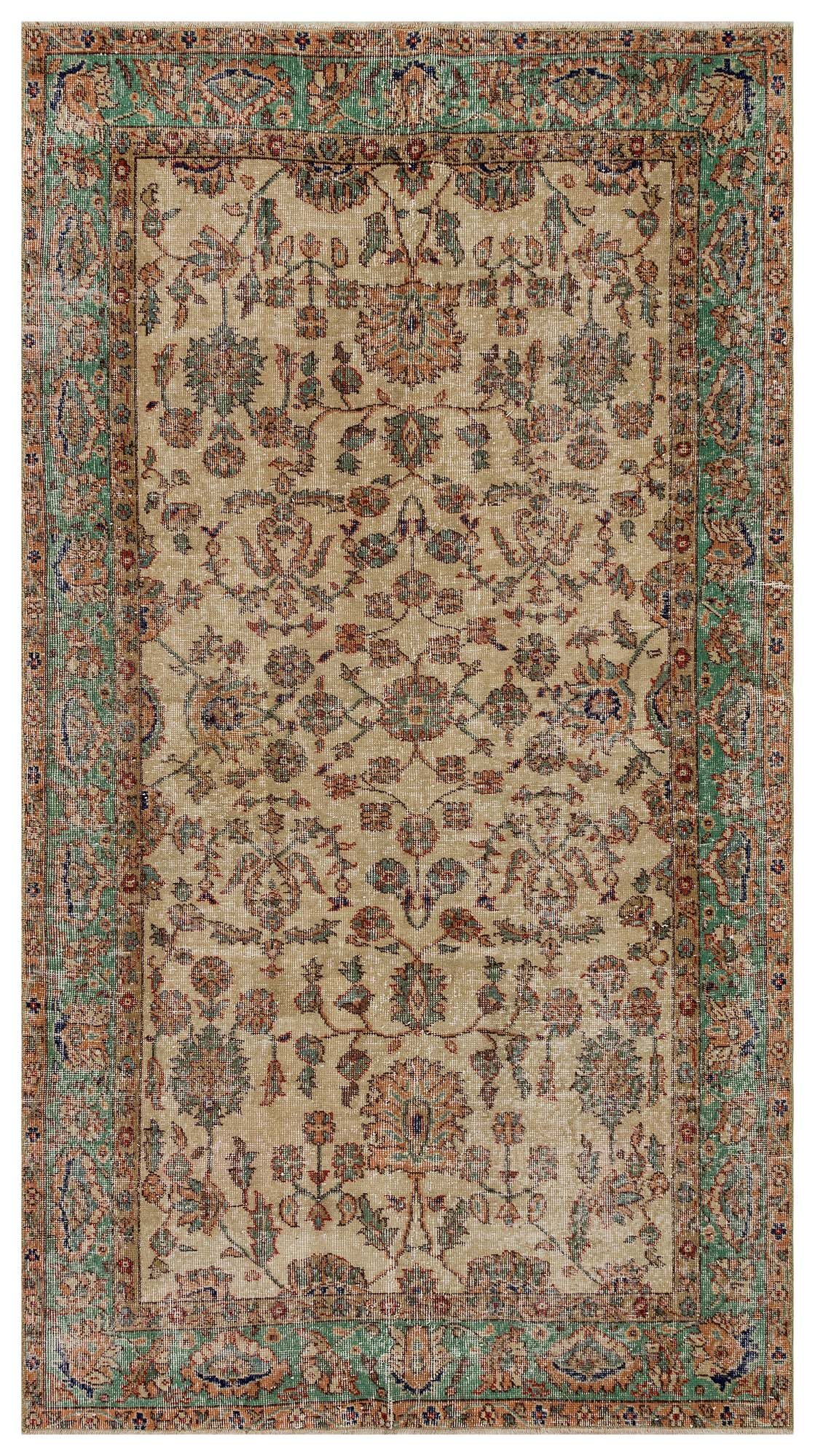 Eskitme Vintage Halı 138x254 cm 10421 - Görsel 2