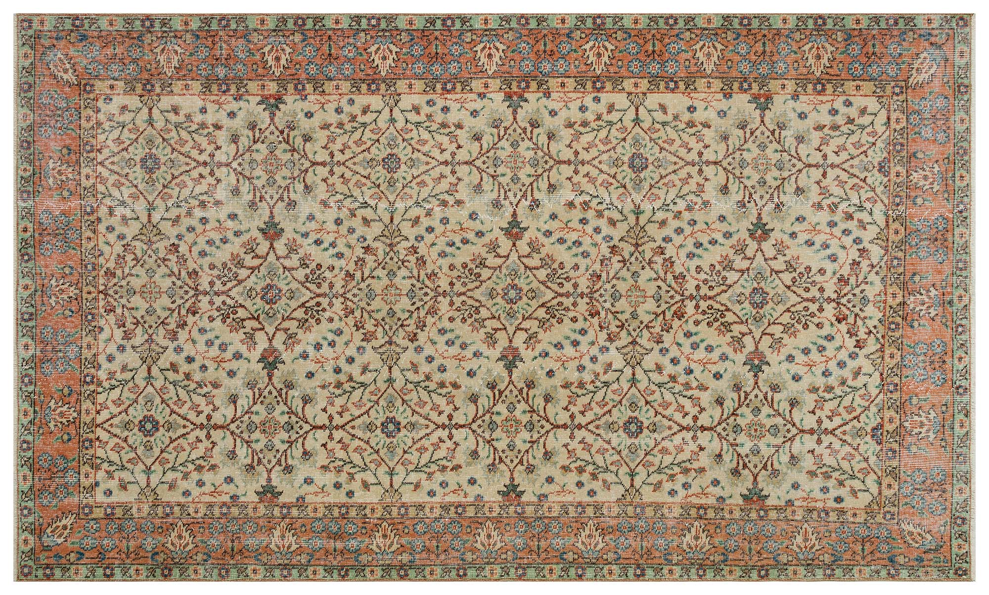 Vintage Handwoven Rug — detail view 3, handmade vintage rug