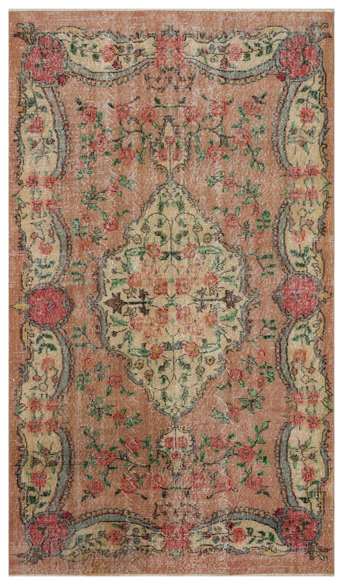 Distressed Vintage Rug — detail view 2, handmade vintage rug