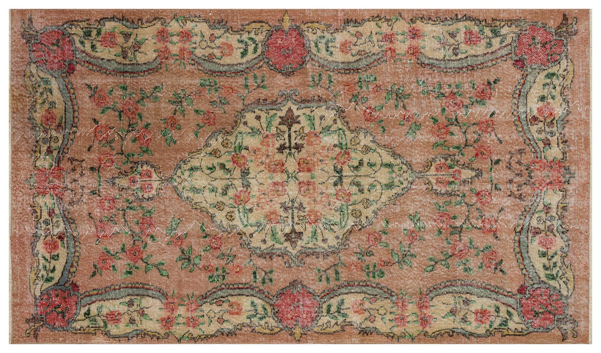 Distressed Vintage Rug — detail view 3, handmade vintage rug