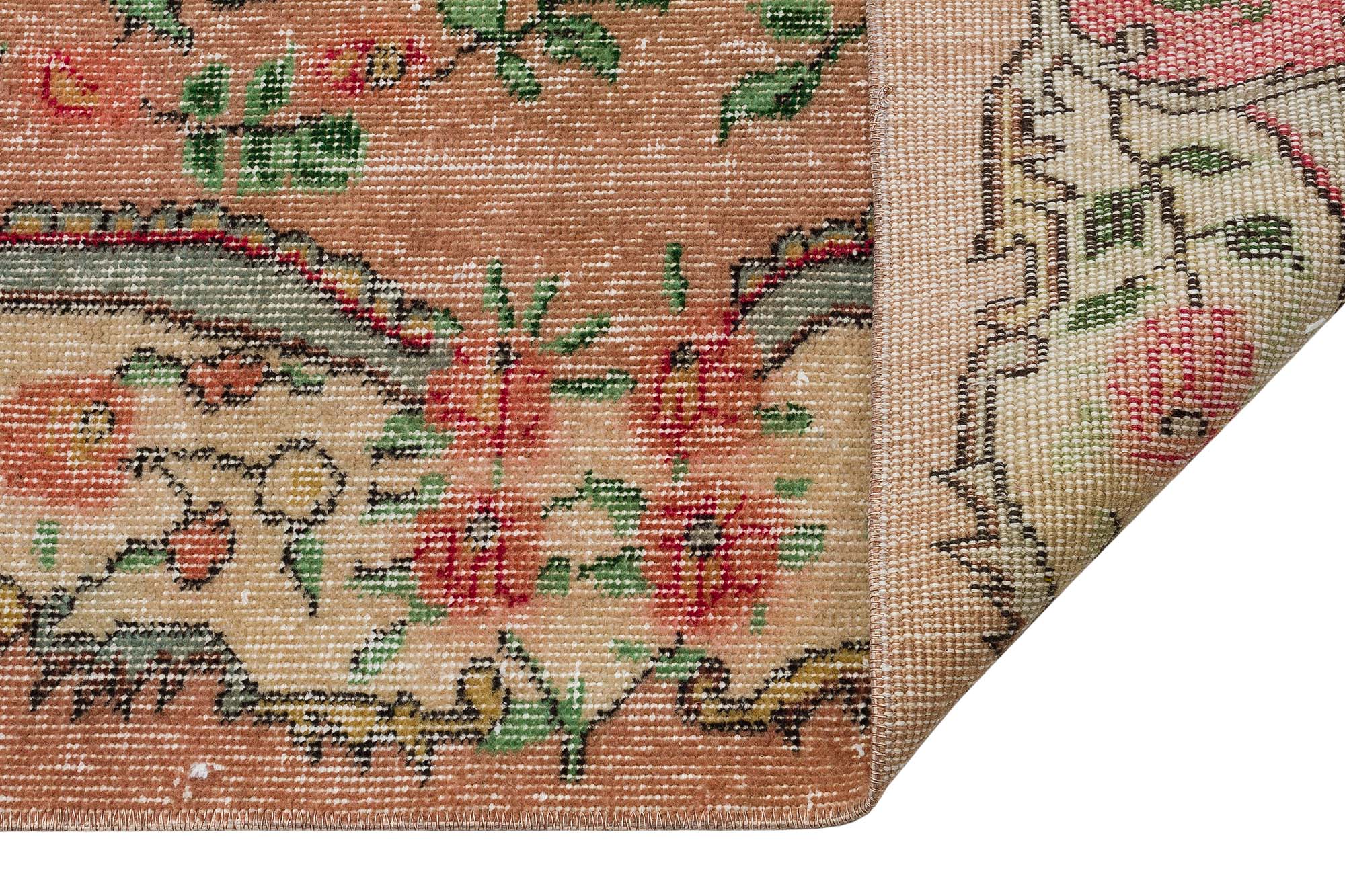 Distressed Vintage Rug — detail view 4, handmade vintage rug