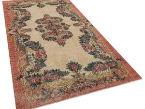Eskitme El Dokuma Vintage Halı 148x260 cm 10427