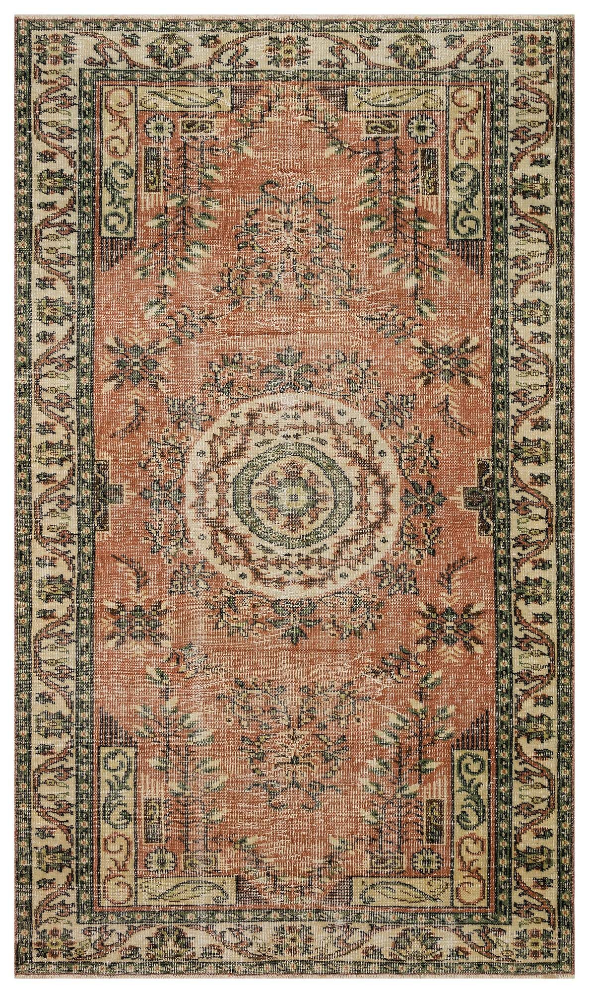 Vintage Distressed Hand-Woven Rug — detail view 2, handmade vintage rug