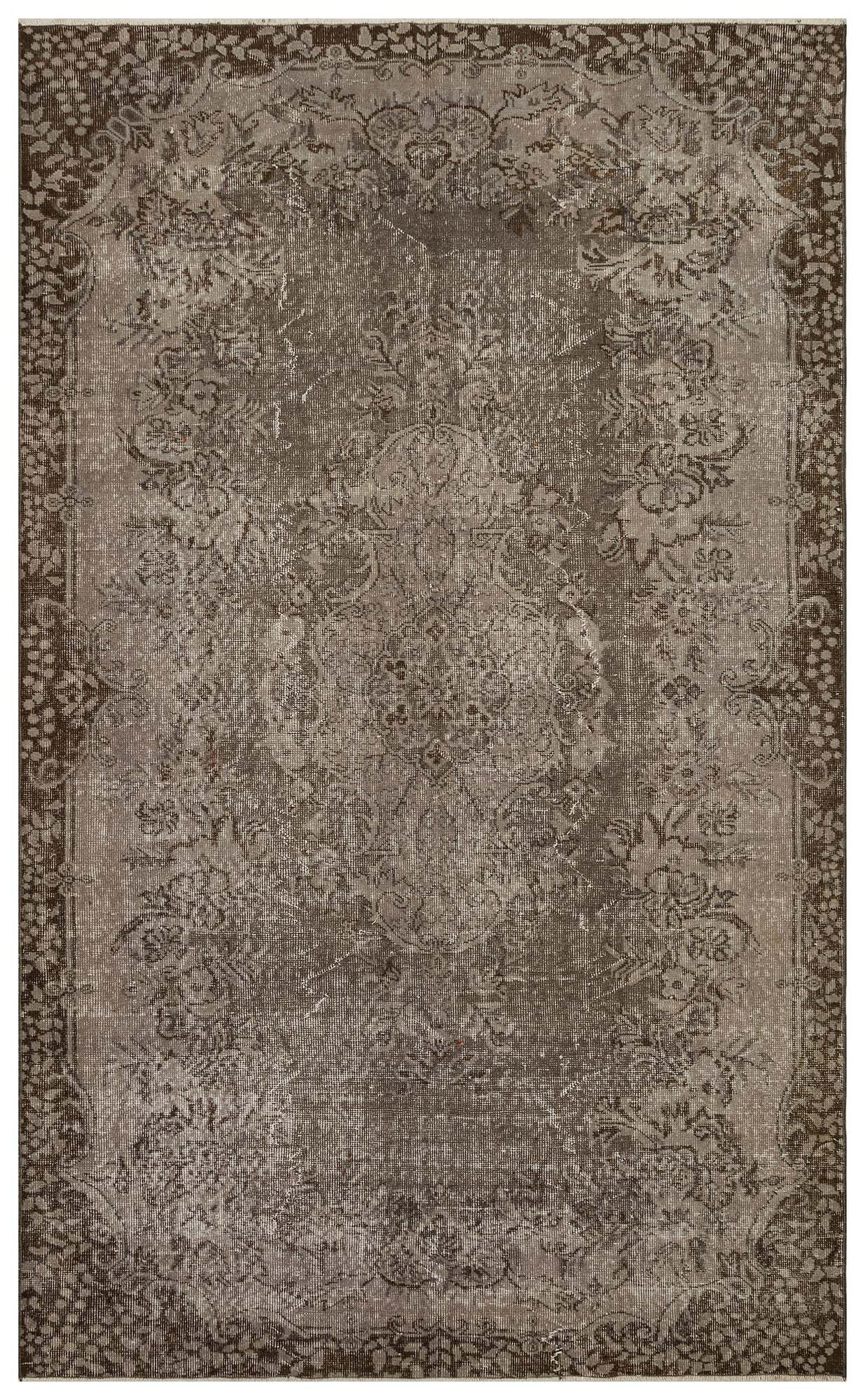 Handwoven Distressed Rug, Vintage — detail view 2, handmade vintage rug