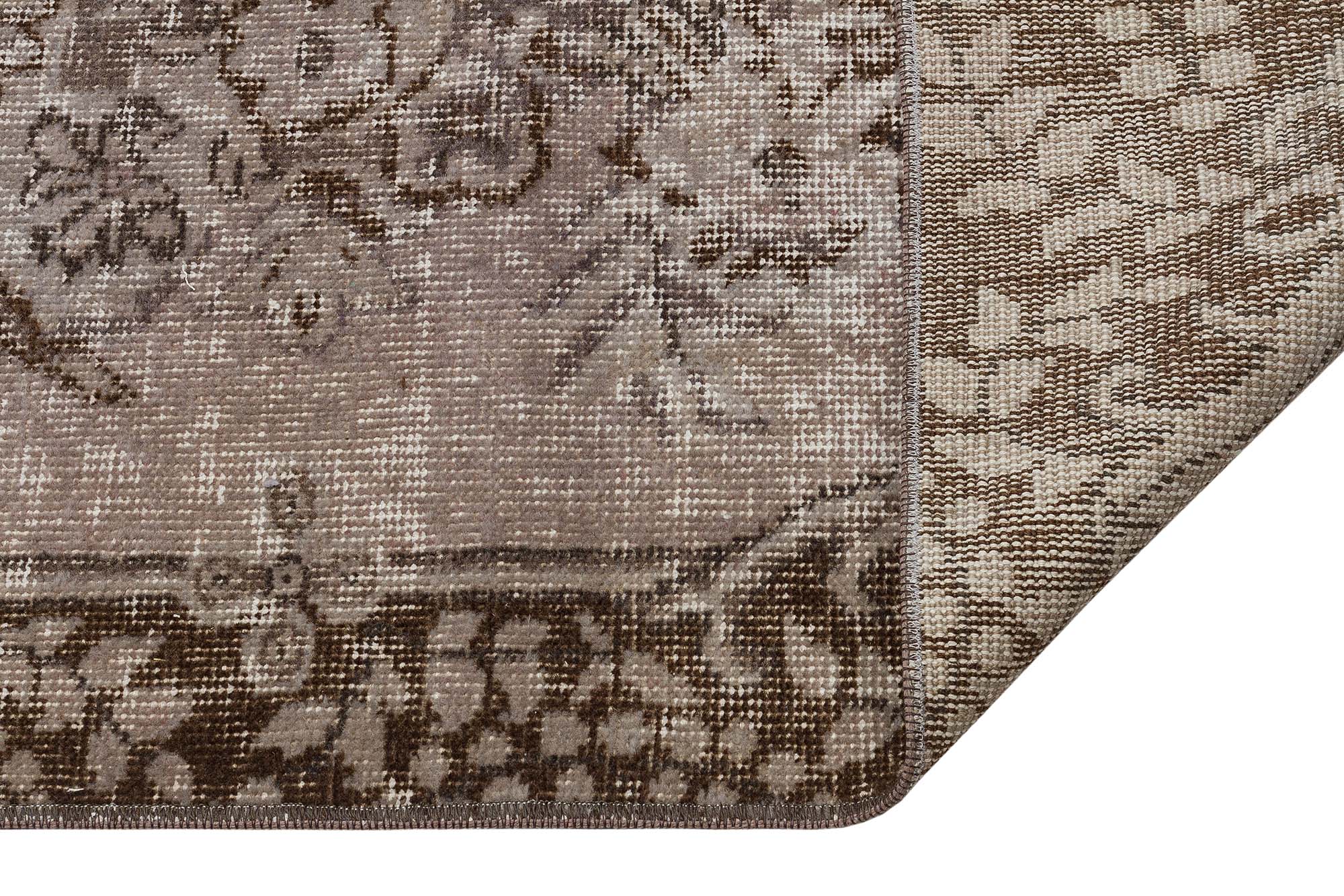 Handwoven Distressed Rug, Vintage — detail view 4, handmade vintage rug
