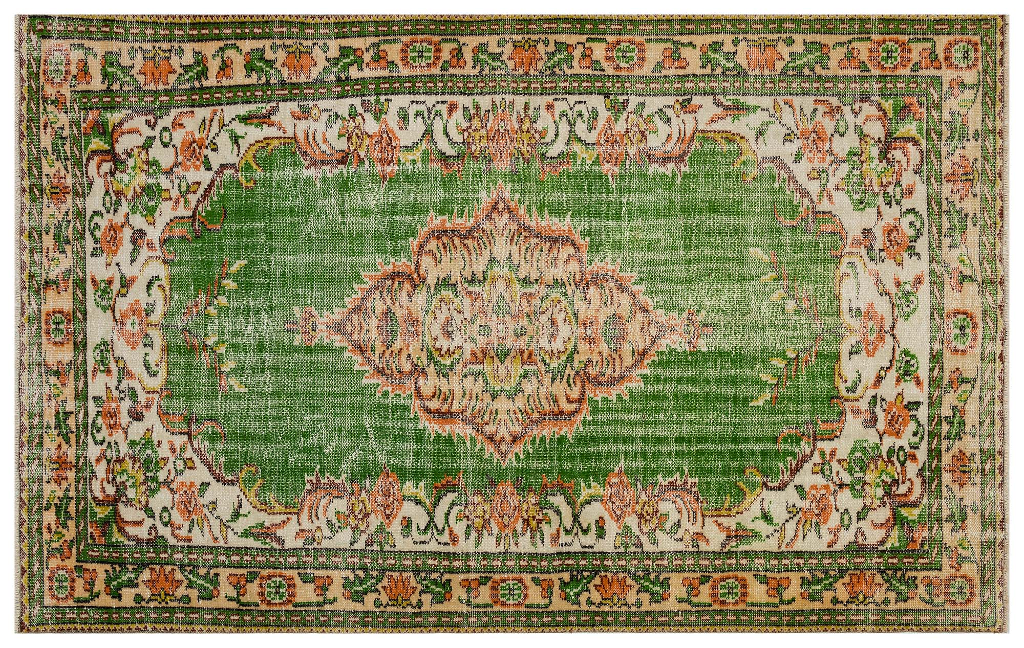 Handwoven Vintage Distressed Rug — detail view 3, handmade vintage rug