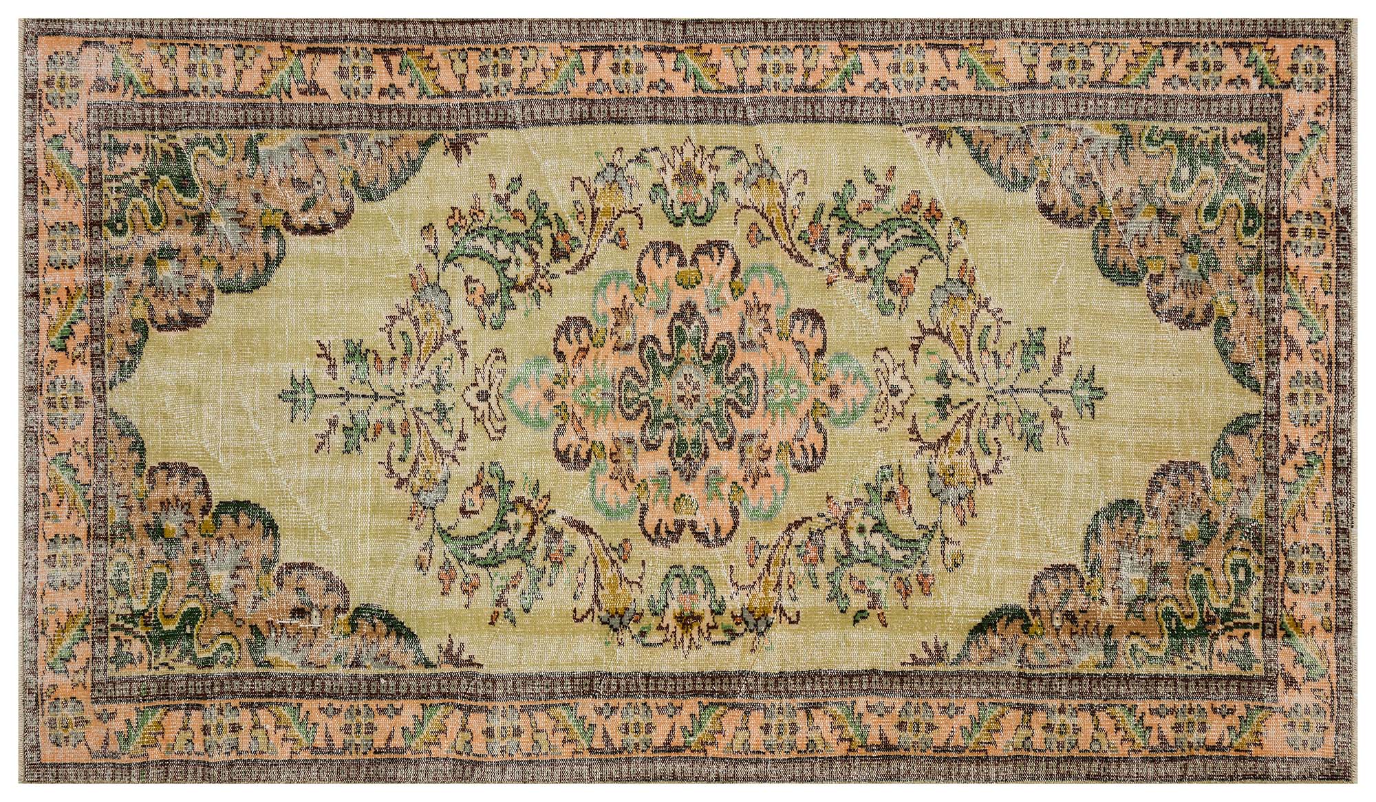 Distressed Vintage Handwoven Rug — detail view 3, handmade vintage rug